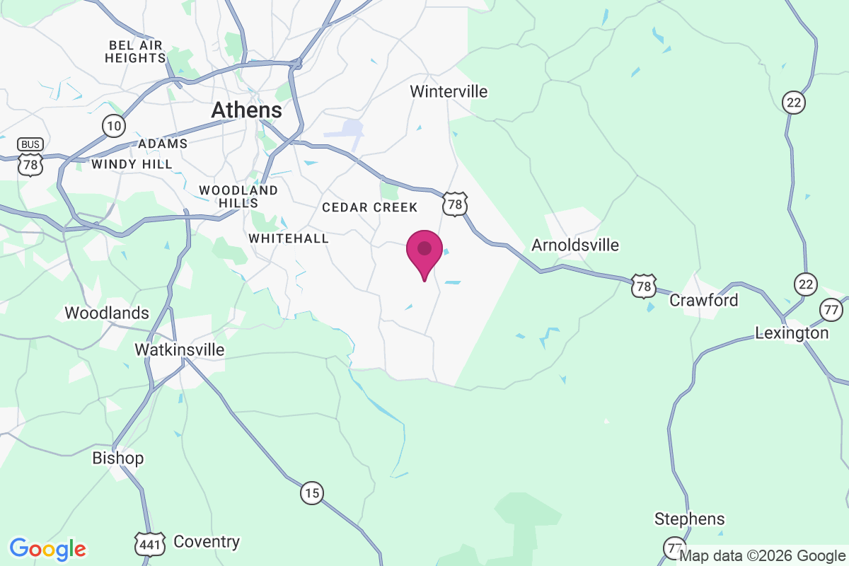 Carte de Shoal Creek Farms