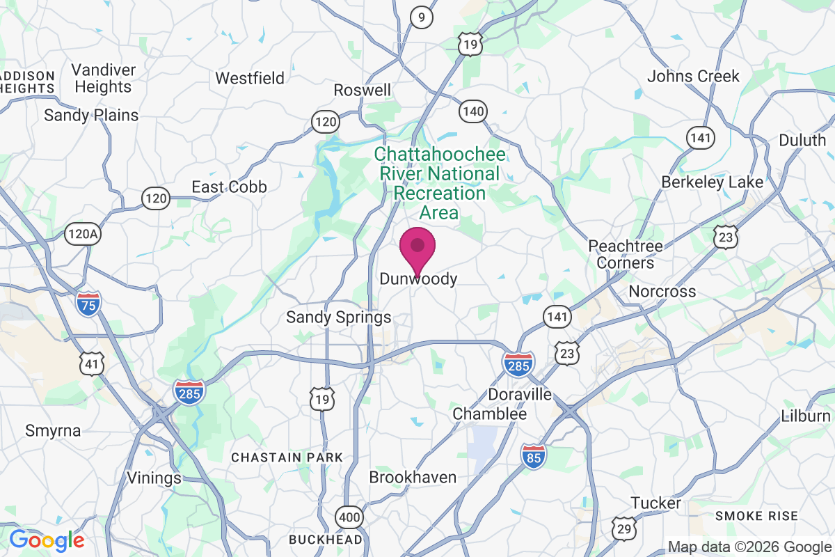 Carte de Dunwoody