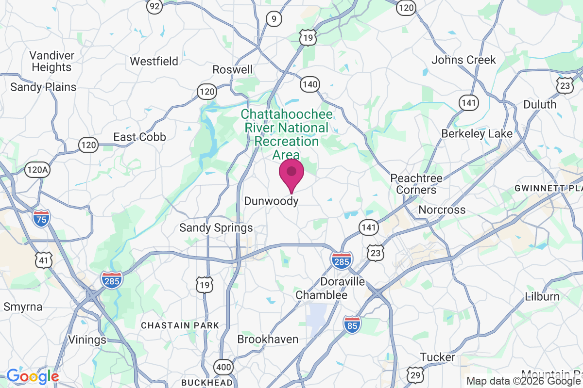 Carte de Dunwoody Heights