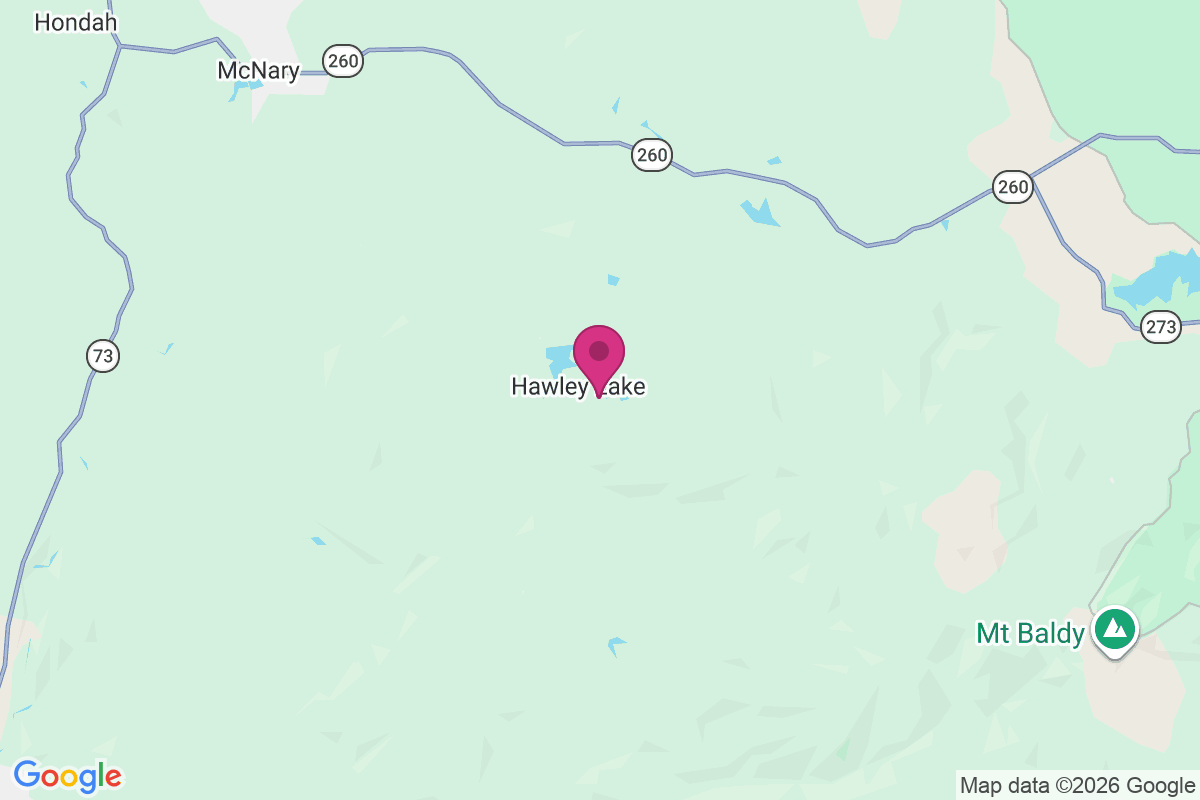 Carte de Hawley Lake