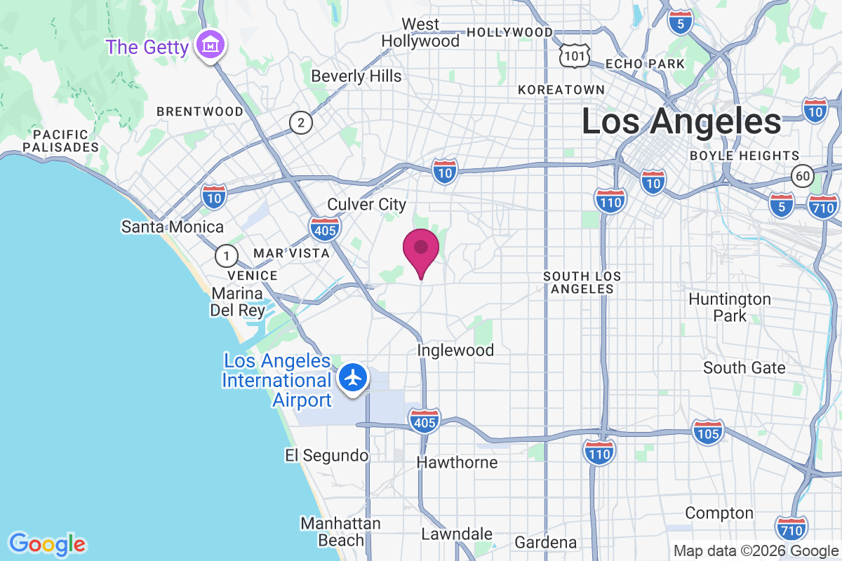 Carte de Ladera Heights