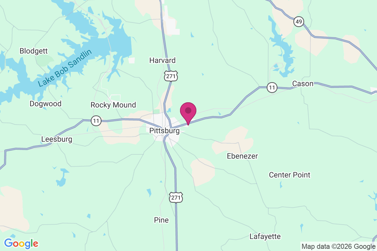 Carte de Pecan Heights