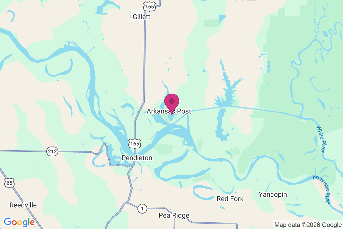 Carte de Arkansas Post