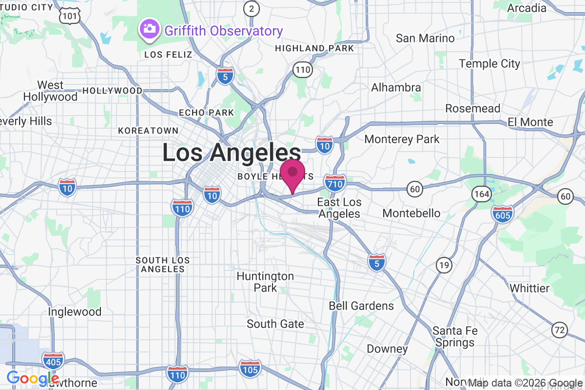 Carte de Boyle Heights