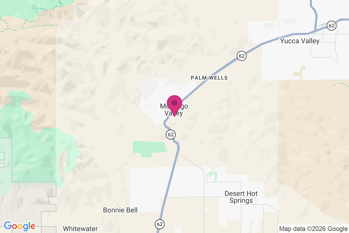 Carte de Morongo Valley