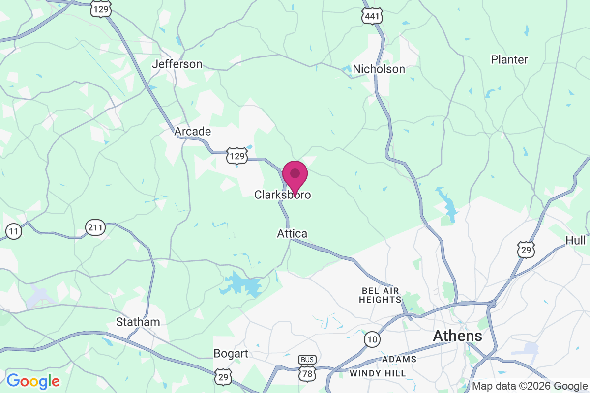 Carte de Clarksboro