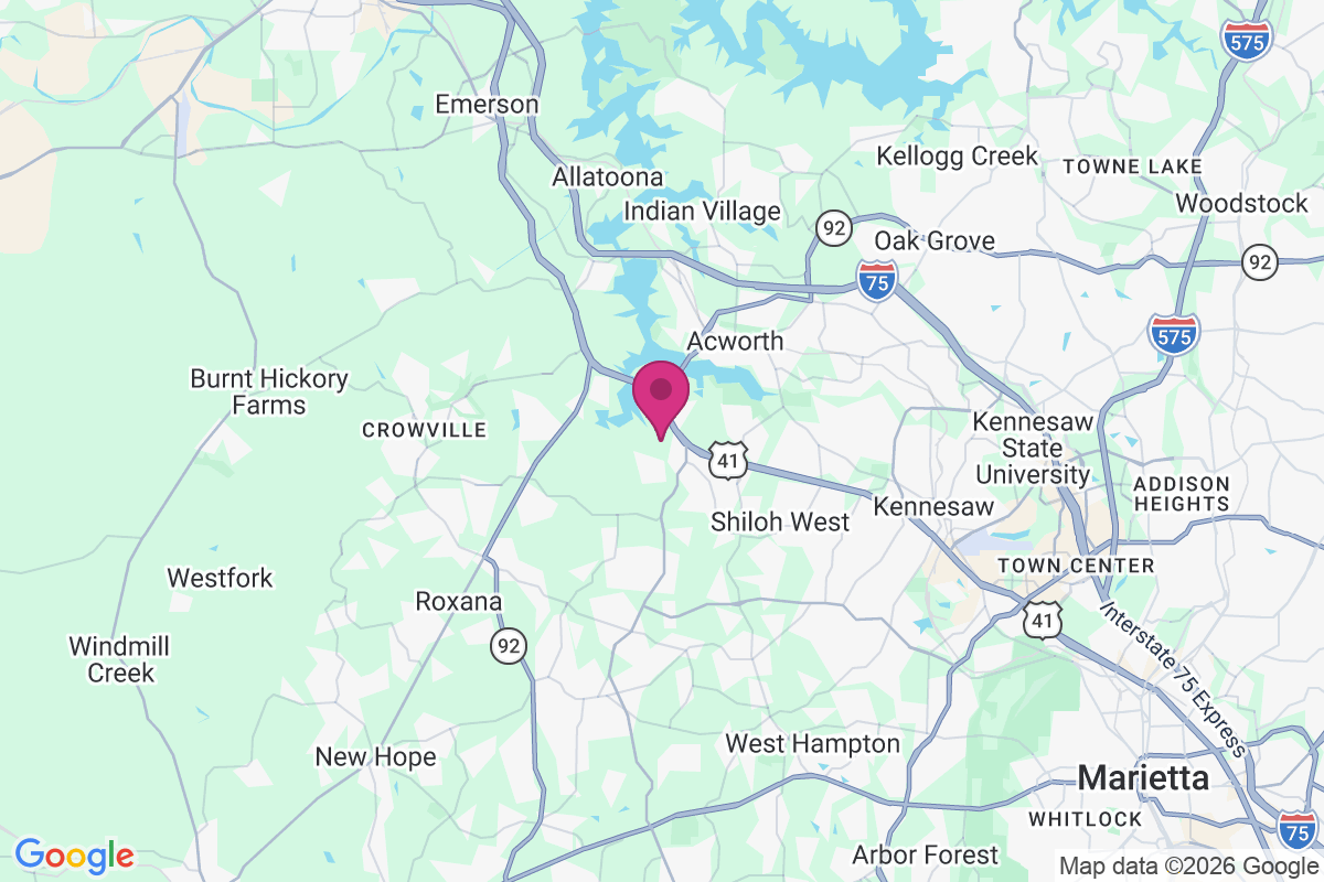 Carte de Allatoona Ridge