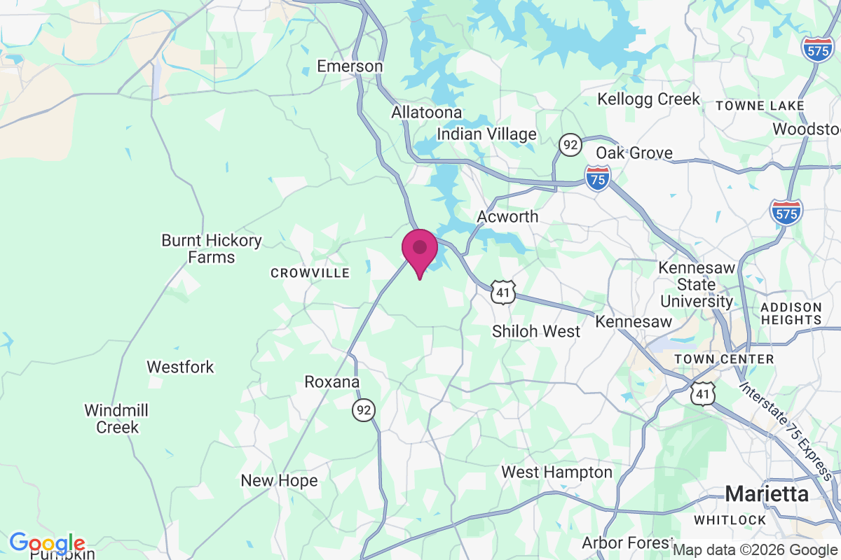 Carte de Allatoona Bay