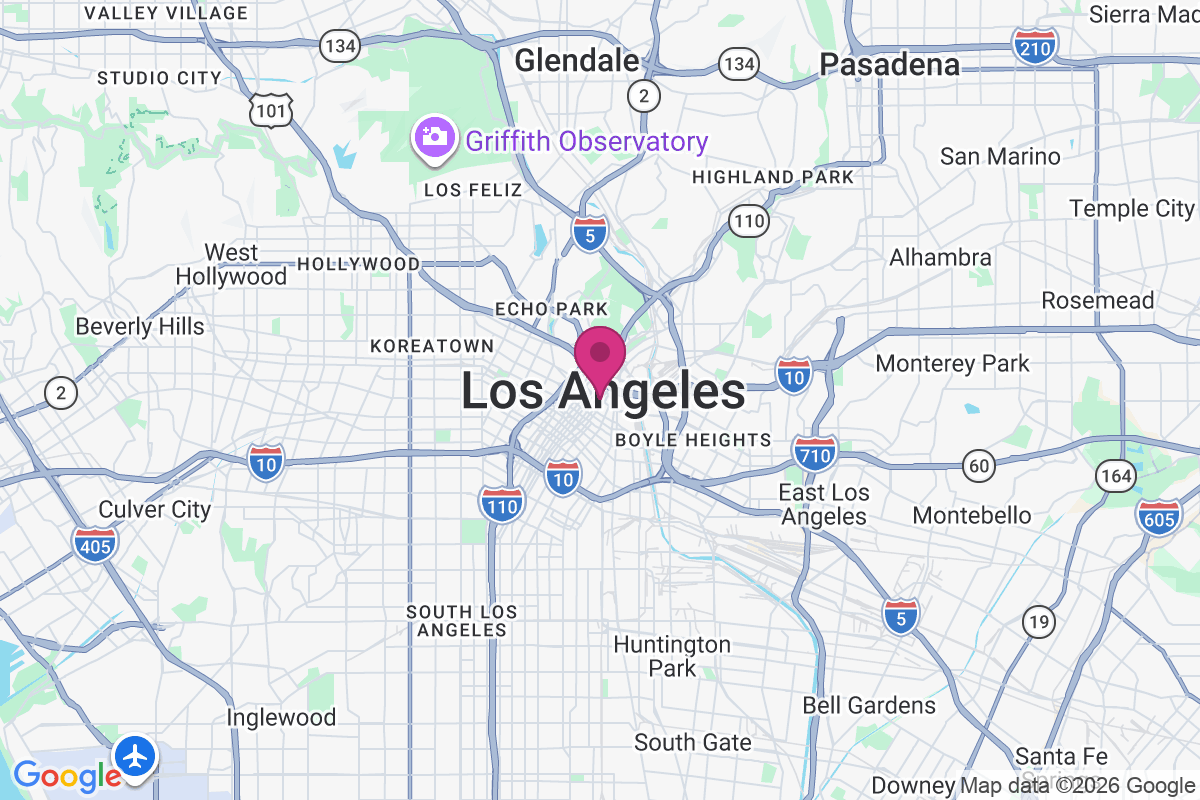 Carte de Los Angeles