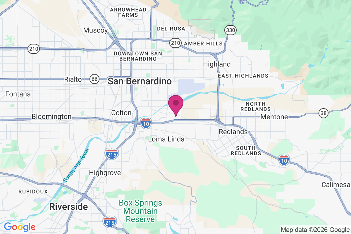 Carte de North Loma Linda