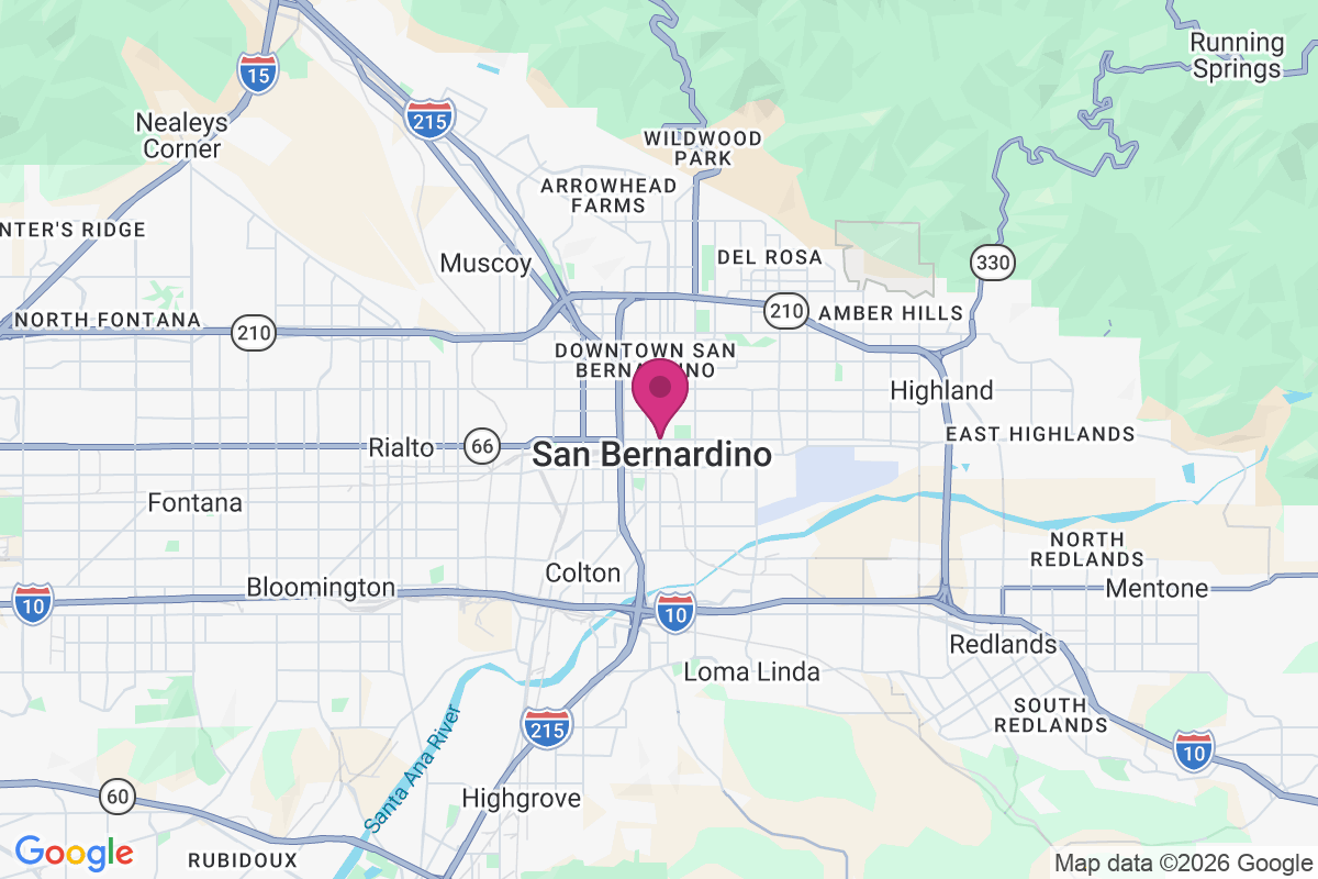 Carte de San Bernardino