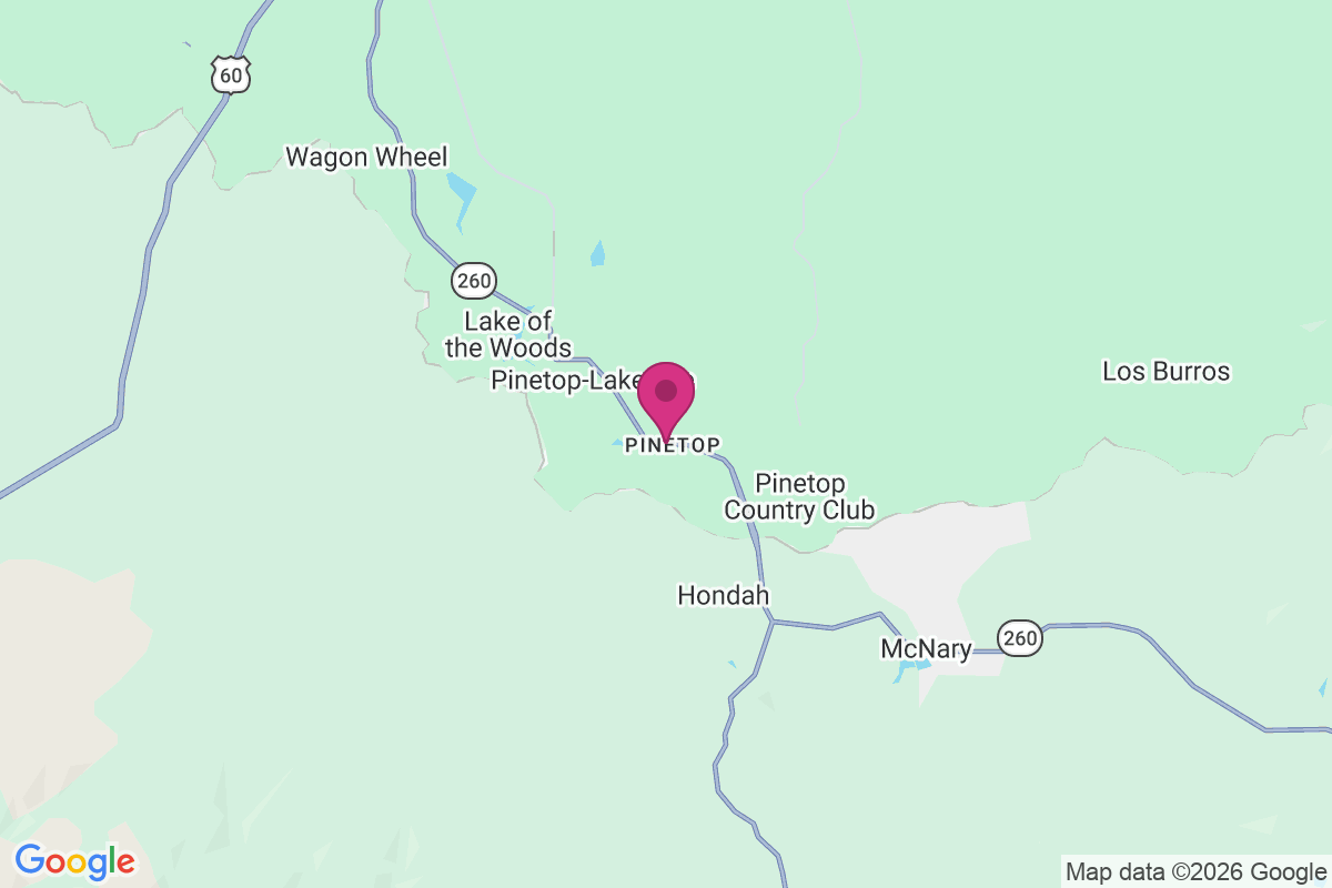 Carte de Pinetop