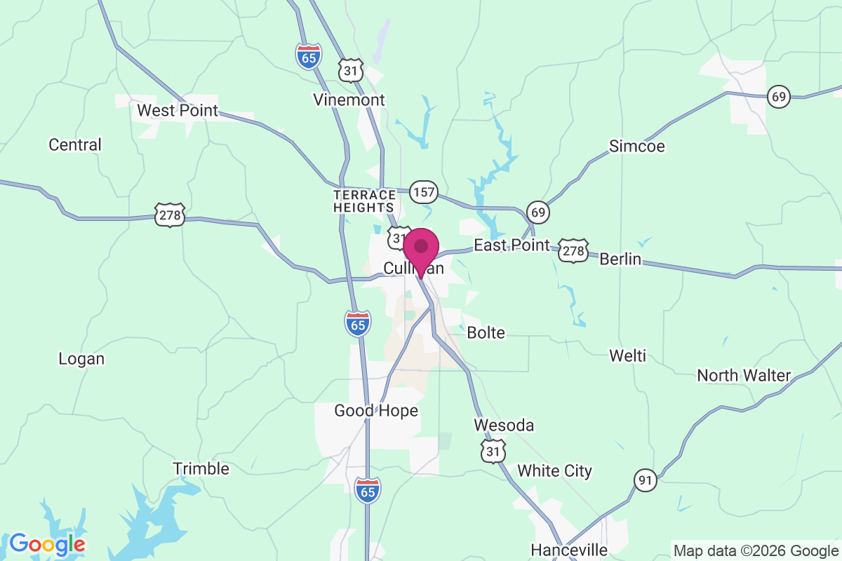 Carte de Cullman