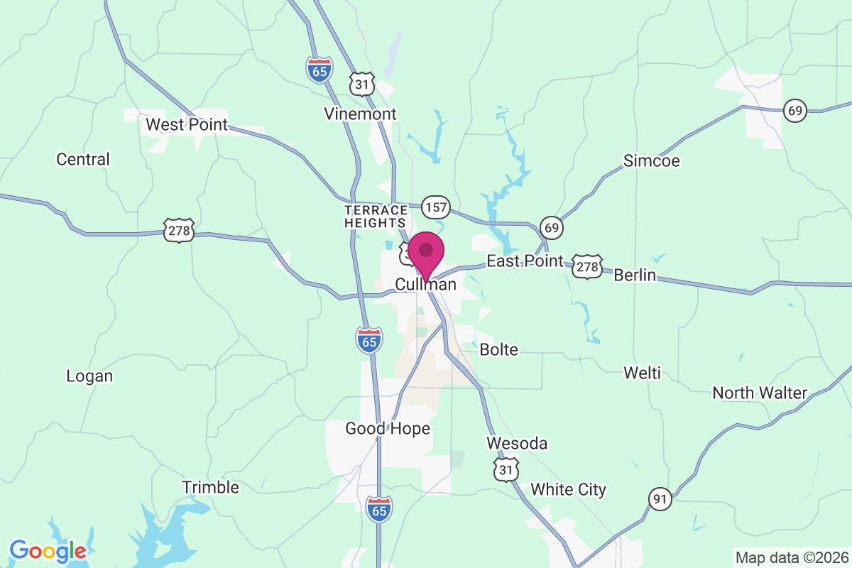 Carte de Cullman