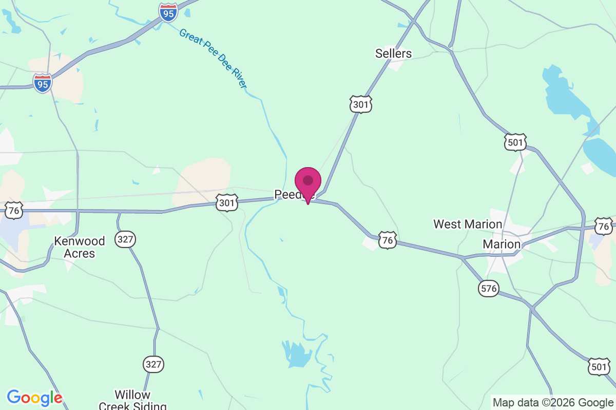 Carte de Pee Dee