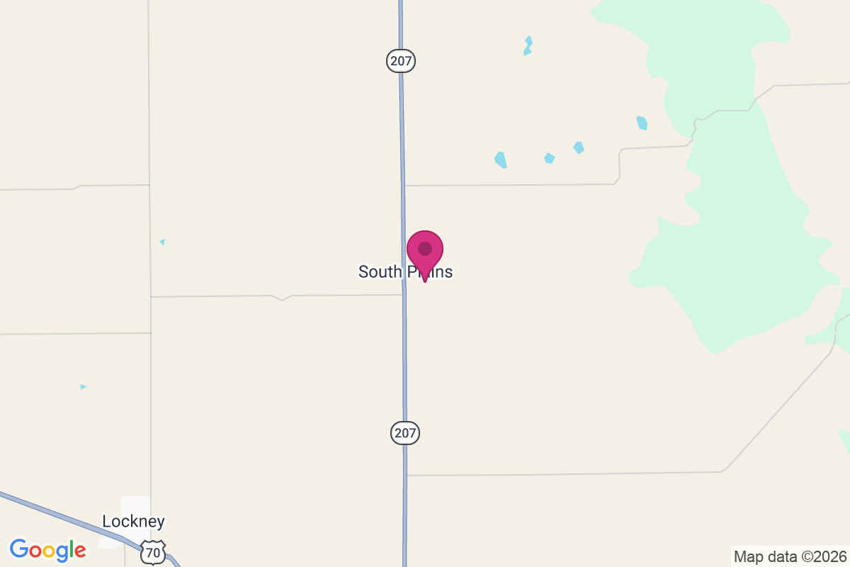 Carte de South Plains