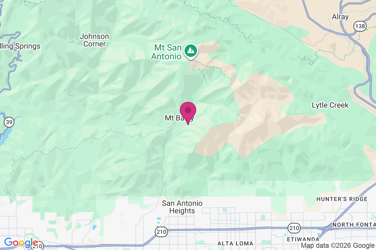 Carte de Mount Baldy