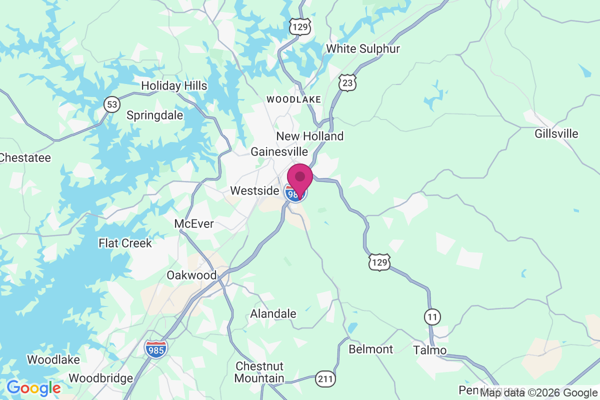Carte de Gainesville Mills