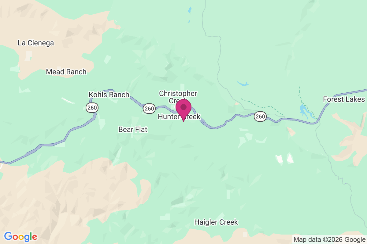 Carte de Hunter Creek Ranch Subdivision