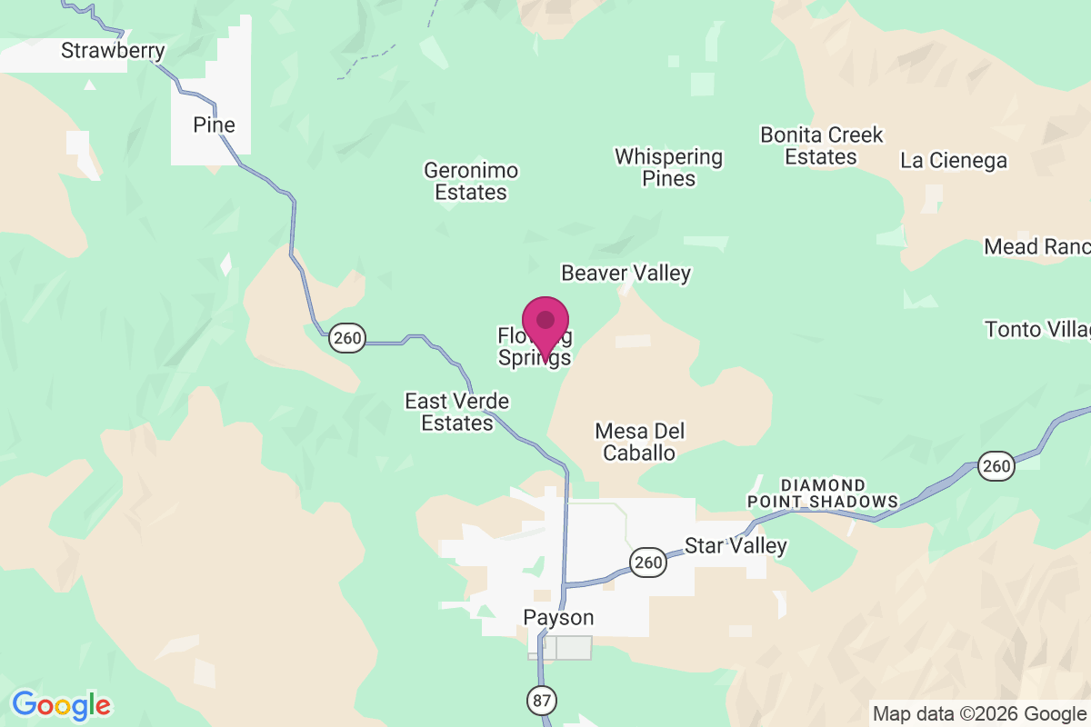 Carte de Flowing Springs Subdivision