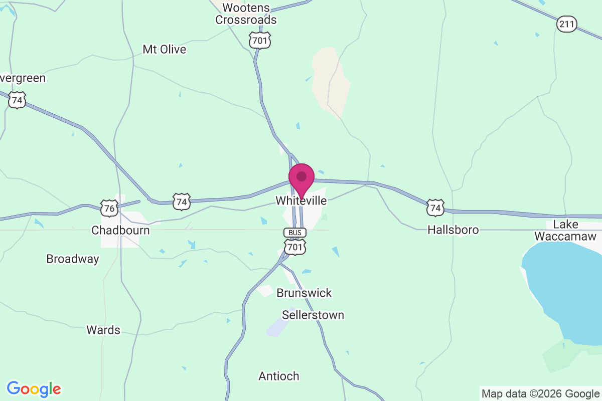 Carte de Whiteville