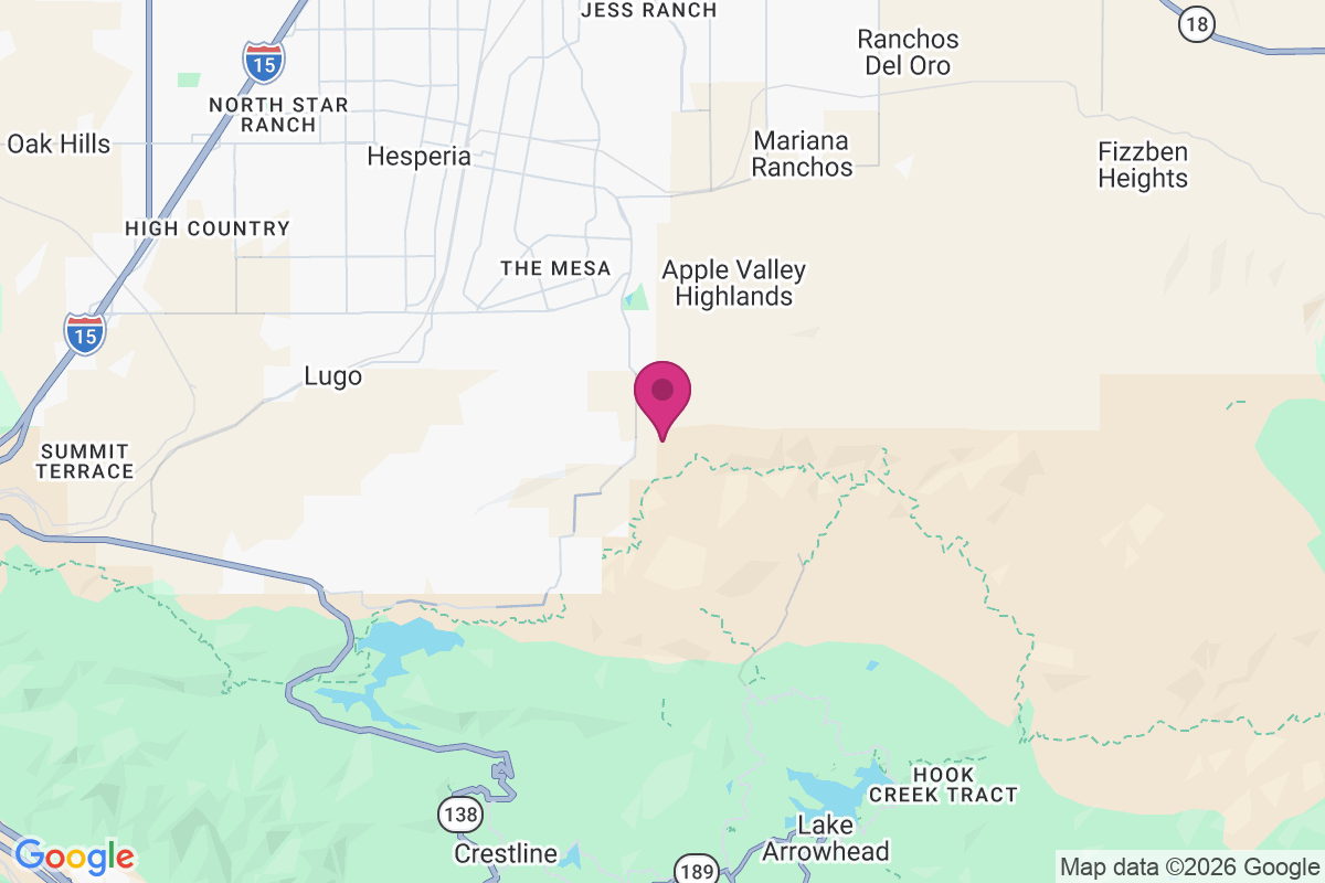Carte de Arrowhead Equestrian Estates