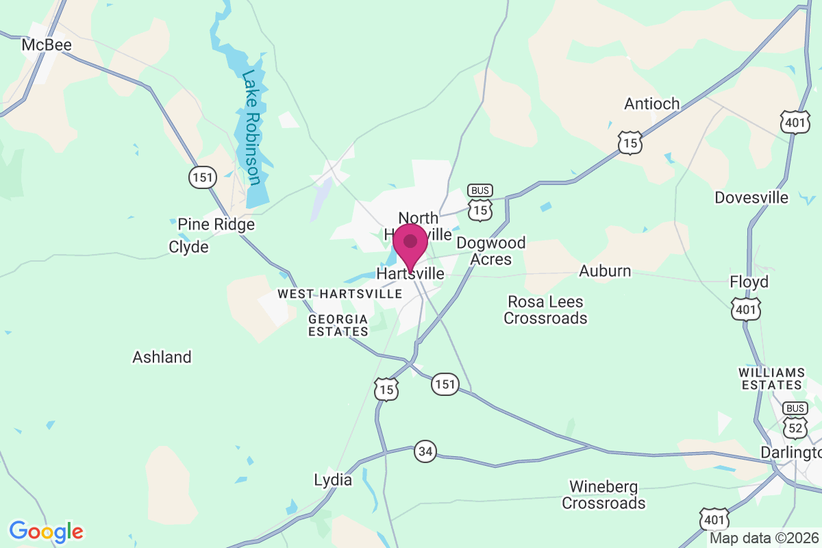 Carte de Hartsville