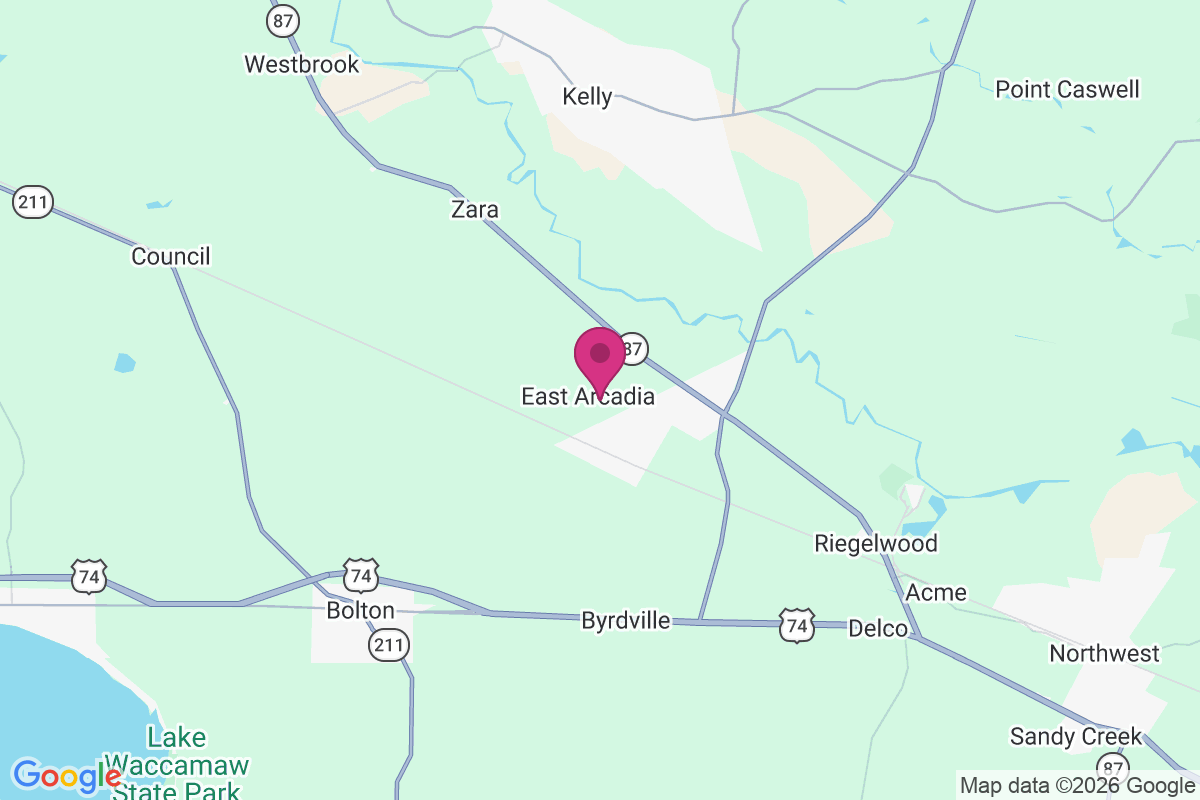 Carte de East Arcadia