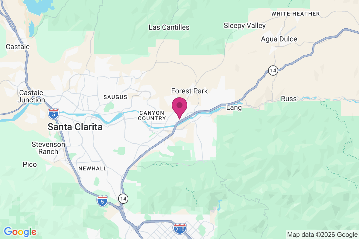 Carte de Mint Canyon