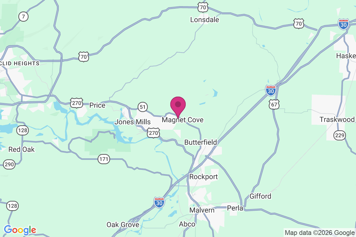 Carte de Magnet Cove
