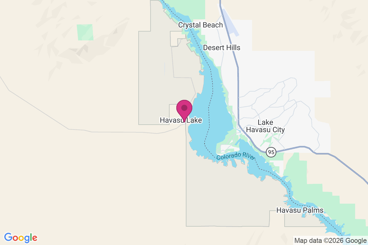 Carte de Havasu Lake