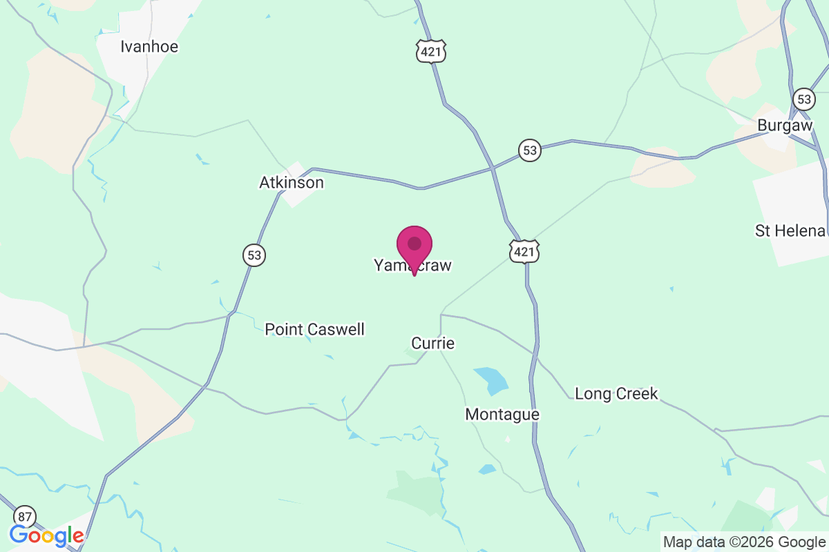 Carte de Yamacraw