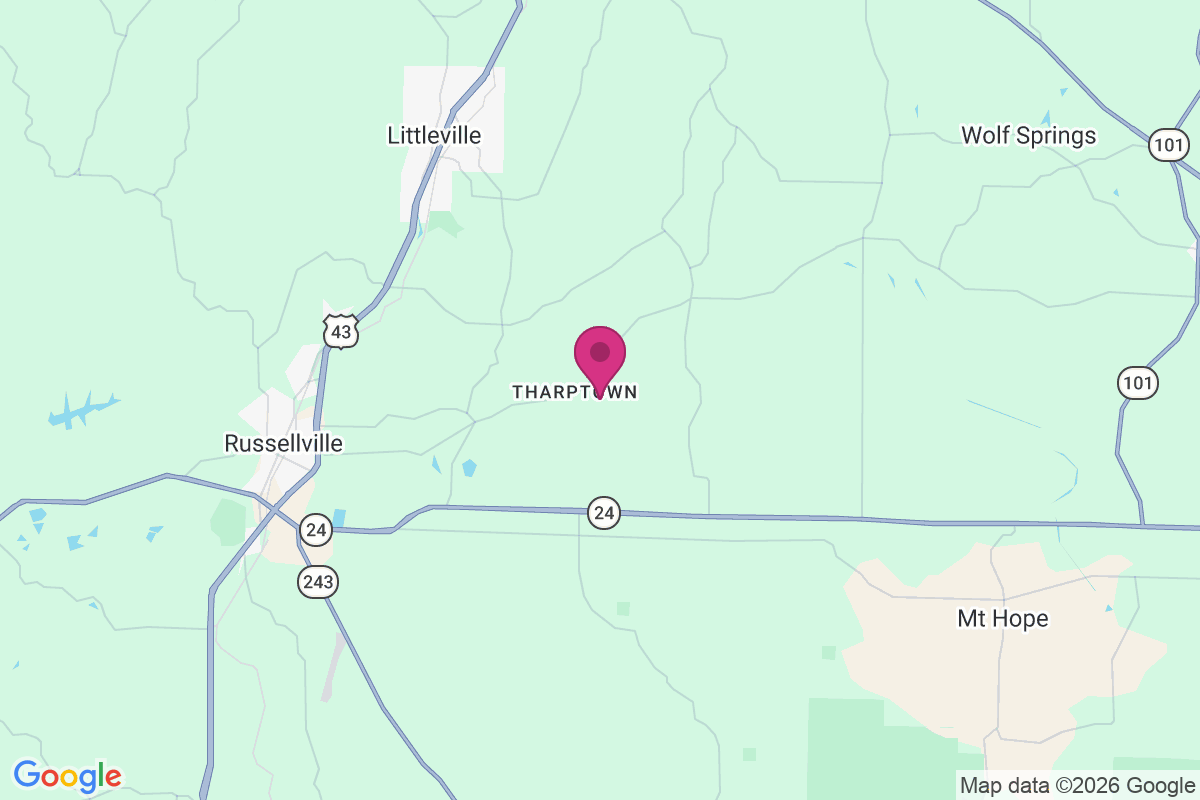 Carte de Tharptown