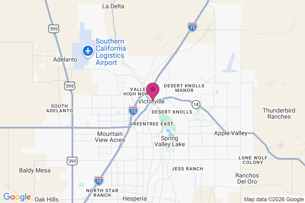 Carte de Victorville