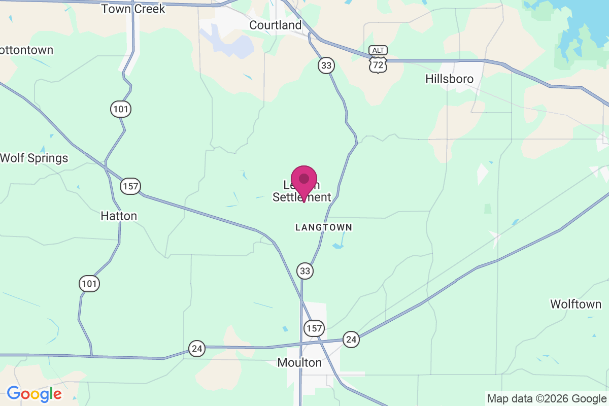 Carte de Letson Settlement