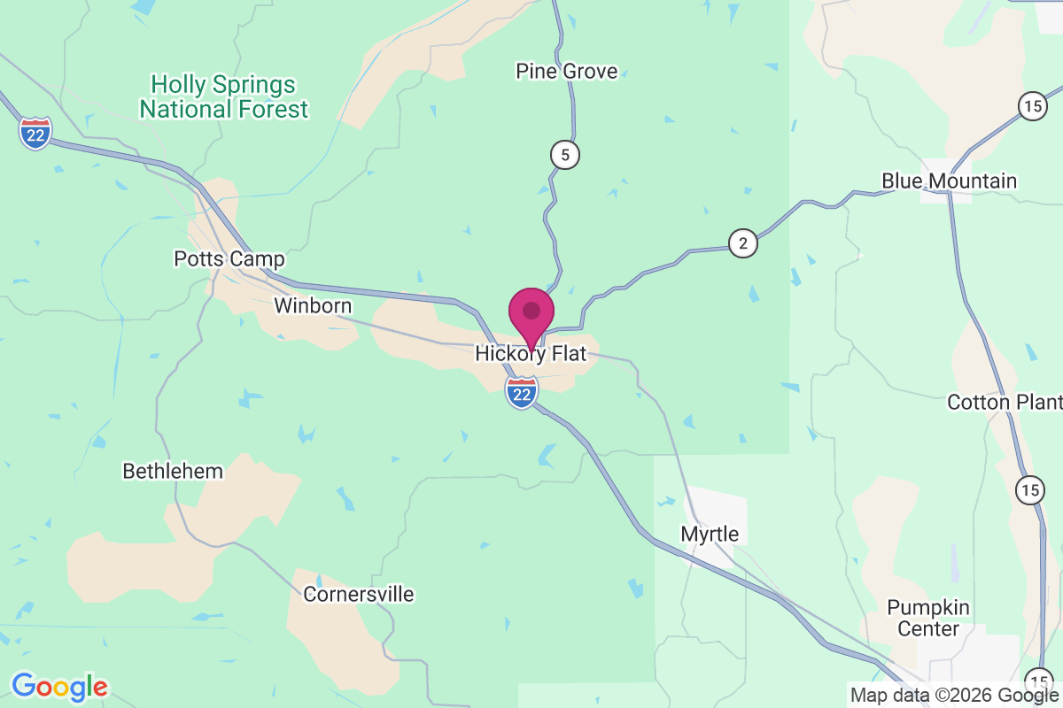 Carte de Hickory Flat