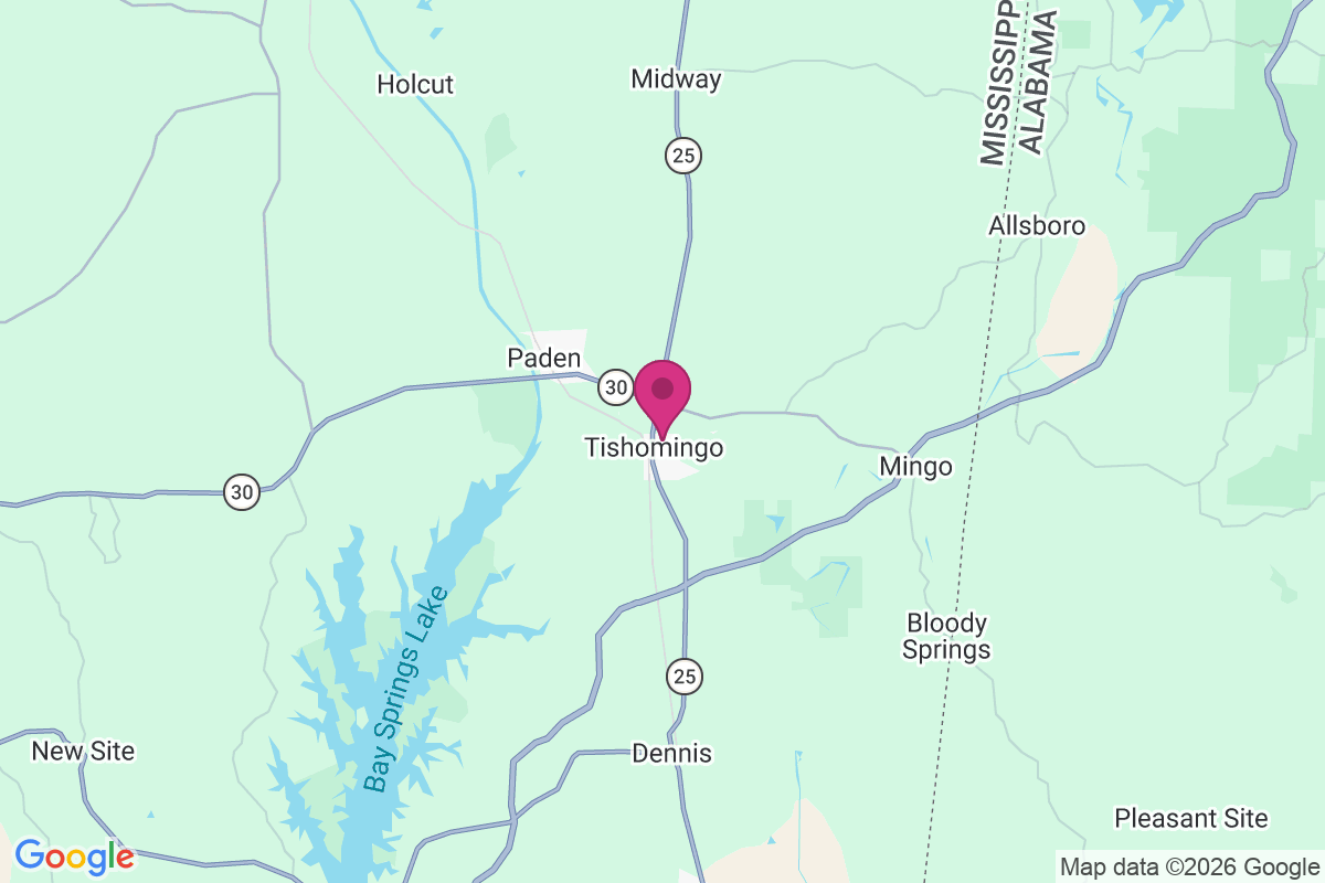 Carte de Tishomingo