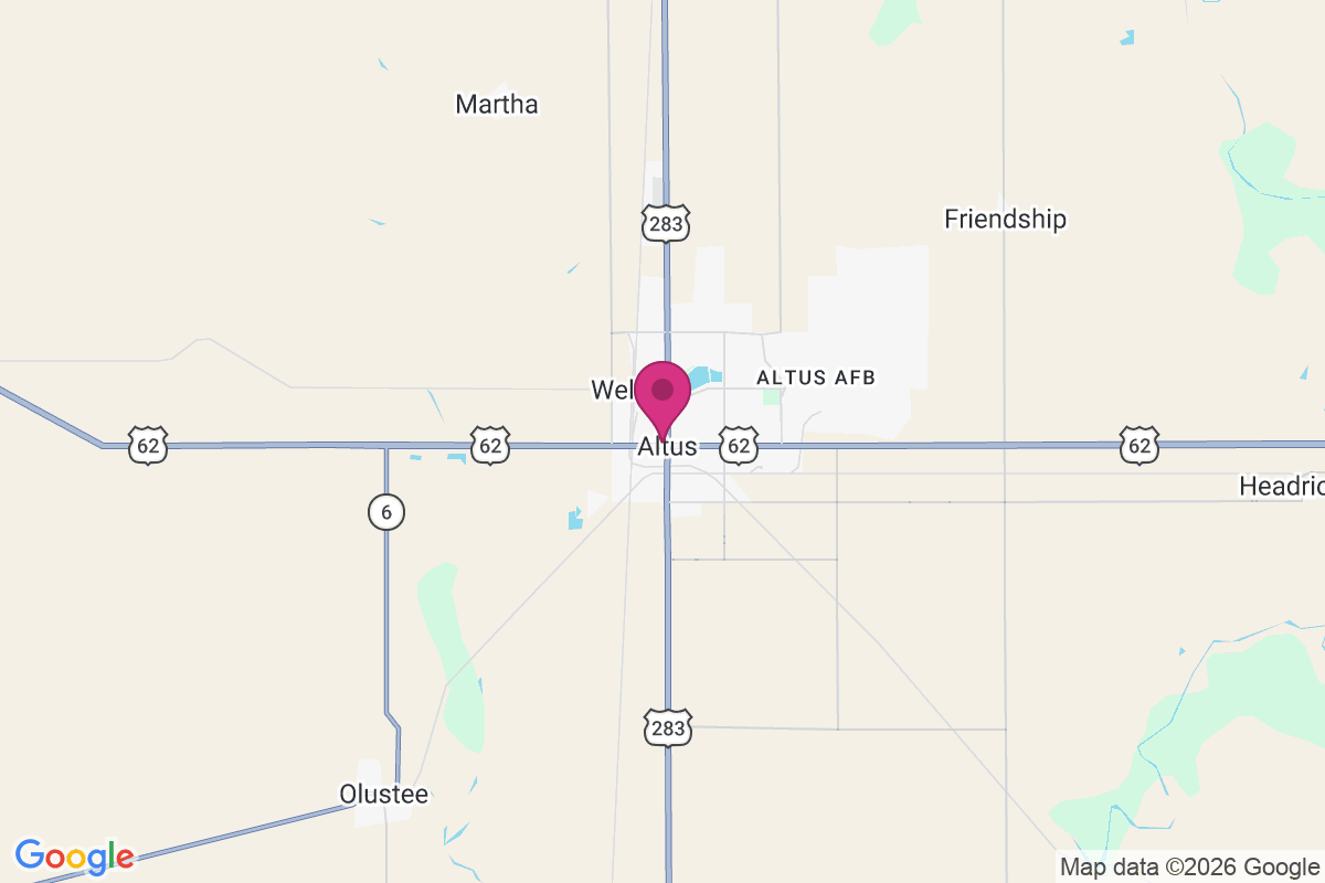Carte de Altus Afb
