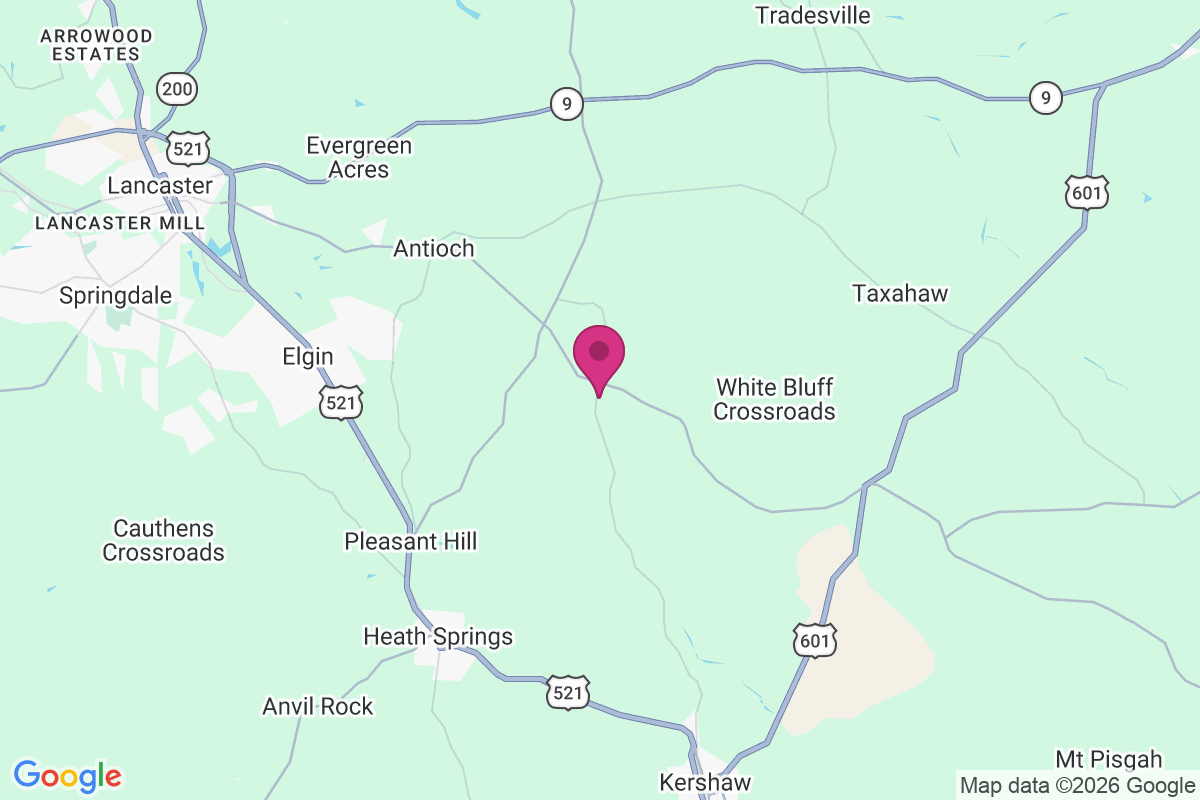 Carte de Fork Hill Crossroads