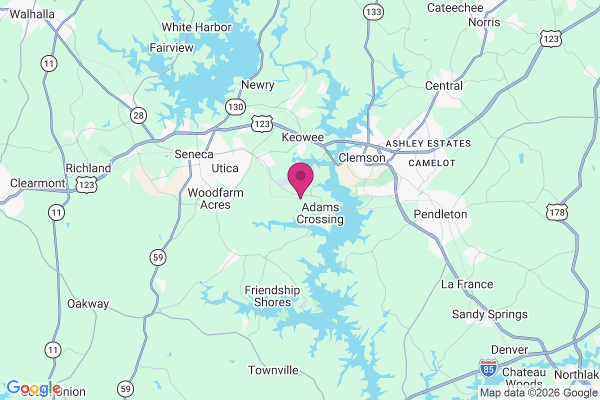 Carte de Clemson Forest