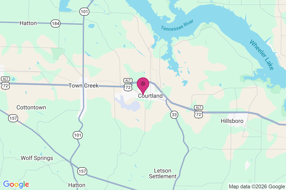 Carte de North Courtland