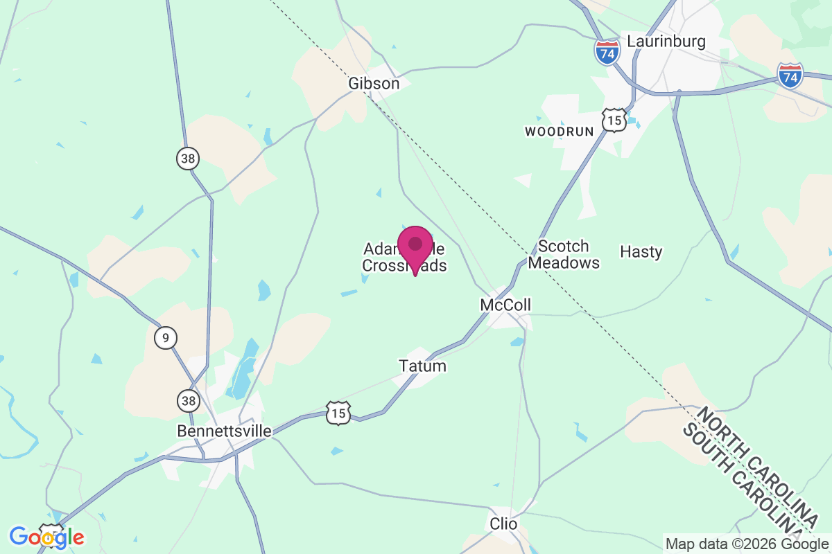 Carte de Adamsville Crossroads