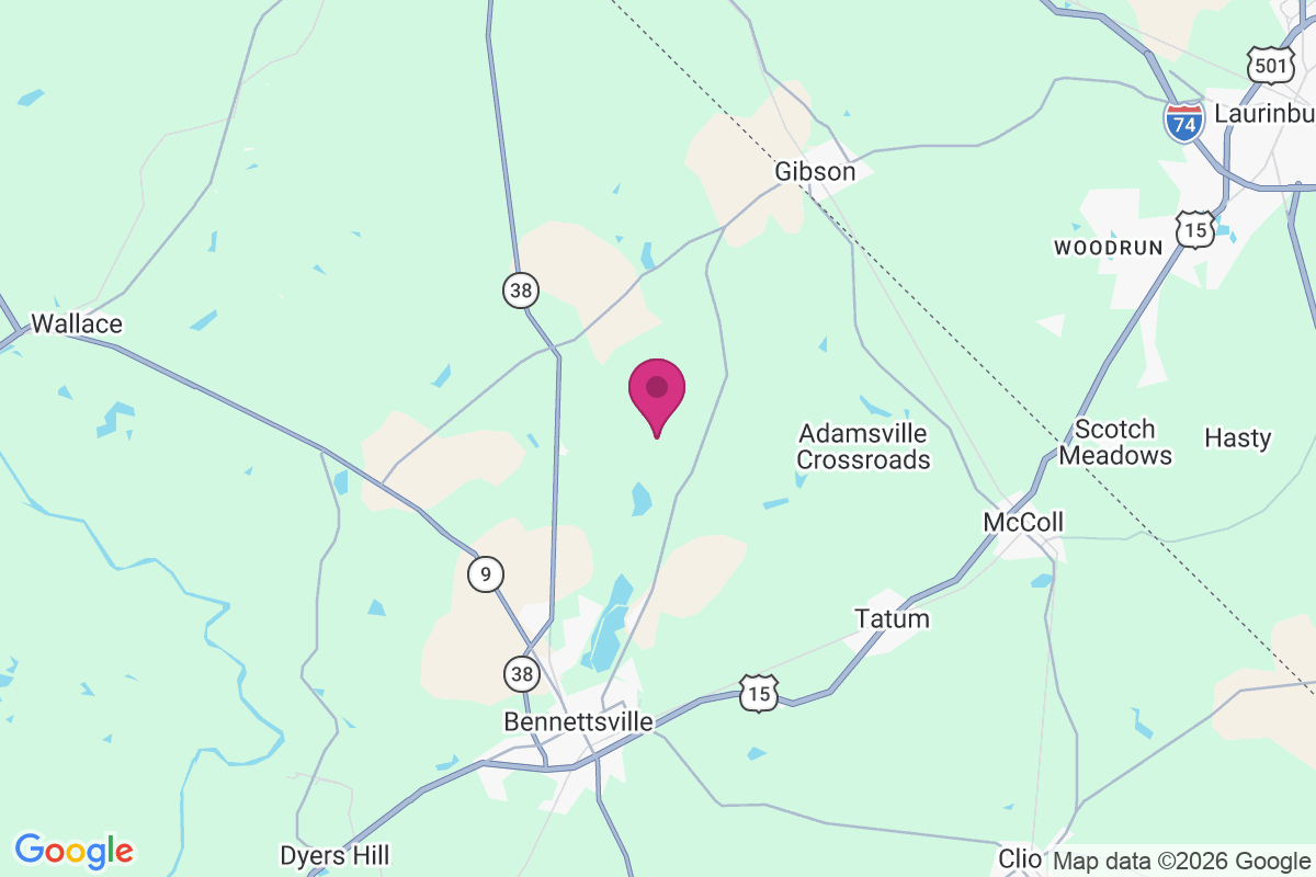 Carte de Brutons Fork