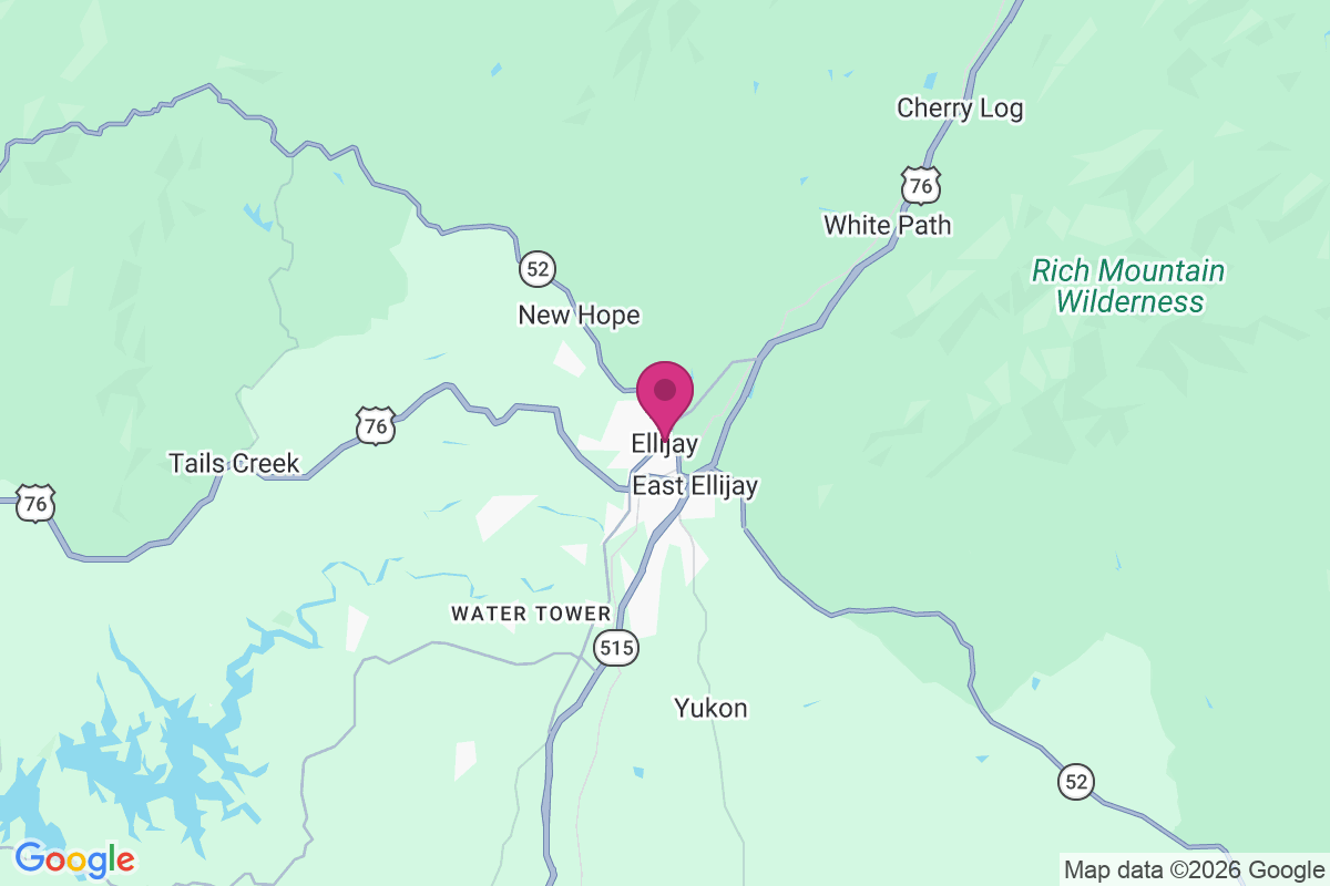 Carte de Ellijay
