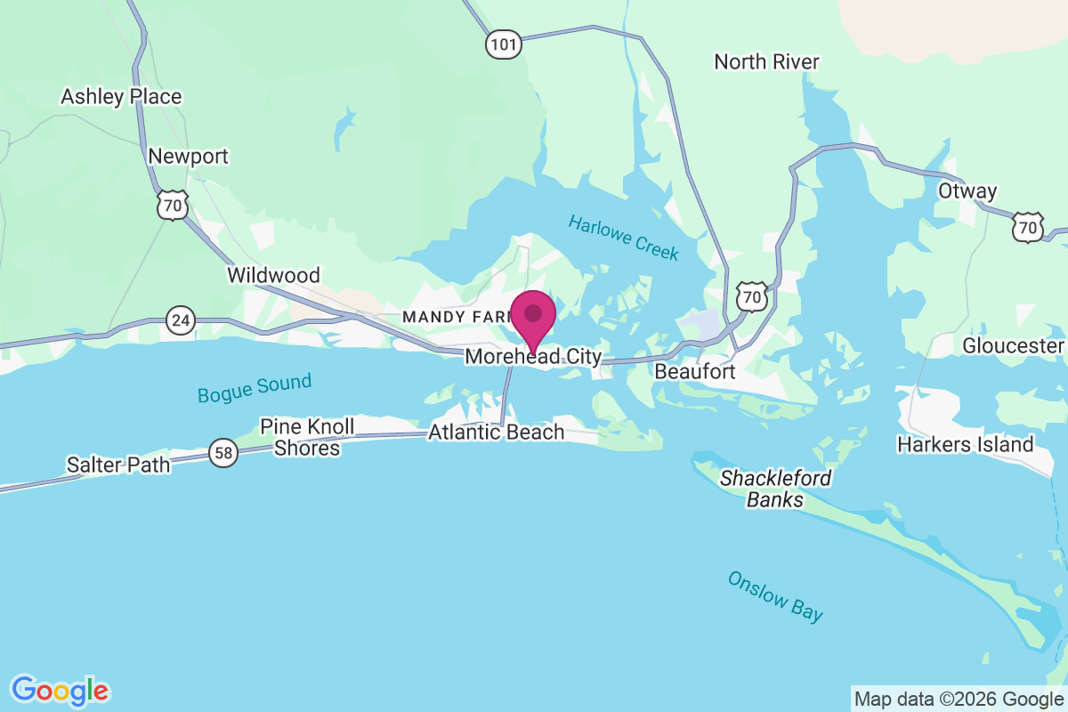 Carte de Morehead City