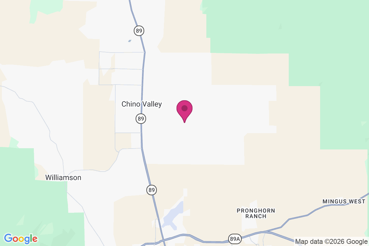 Carte de Chino Valley