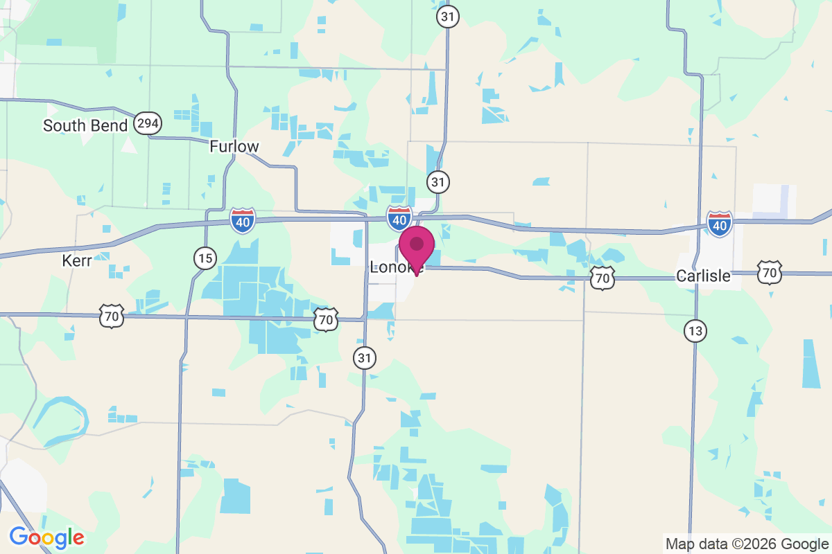 Carte de Lonoke