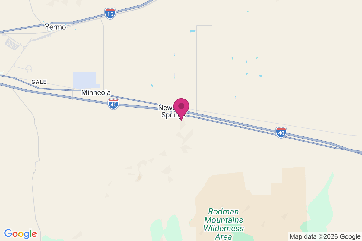 Carte de Newberry Springs