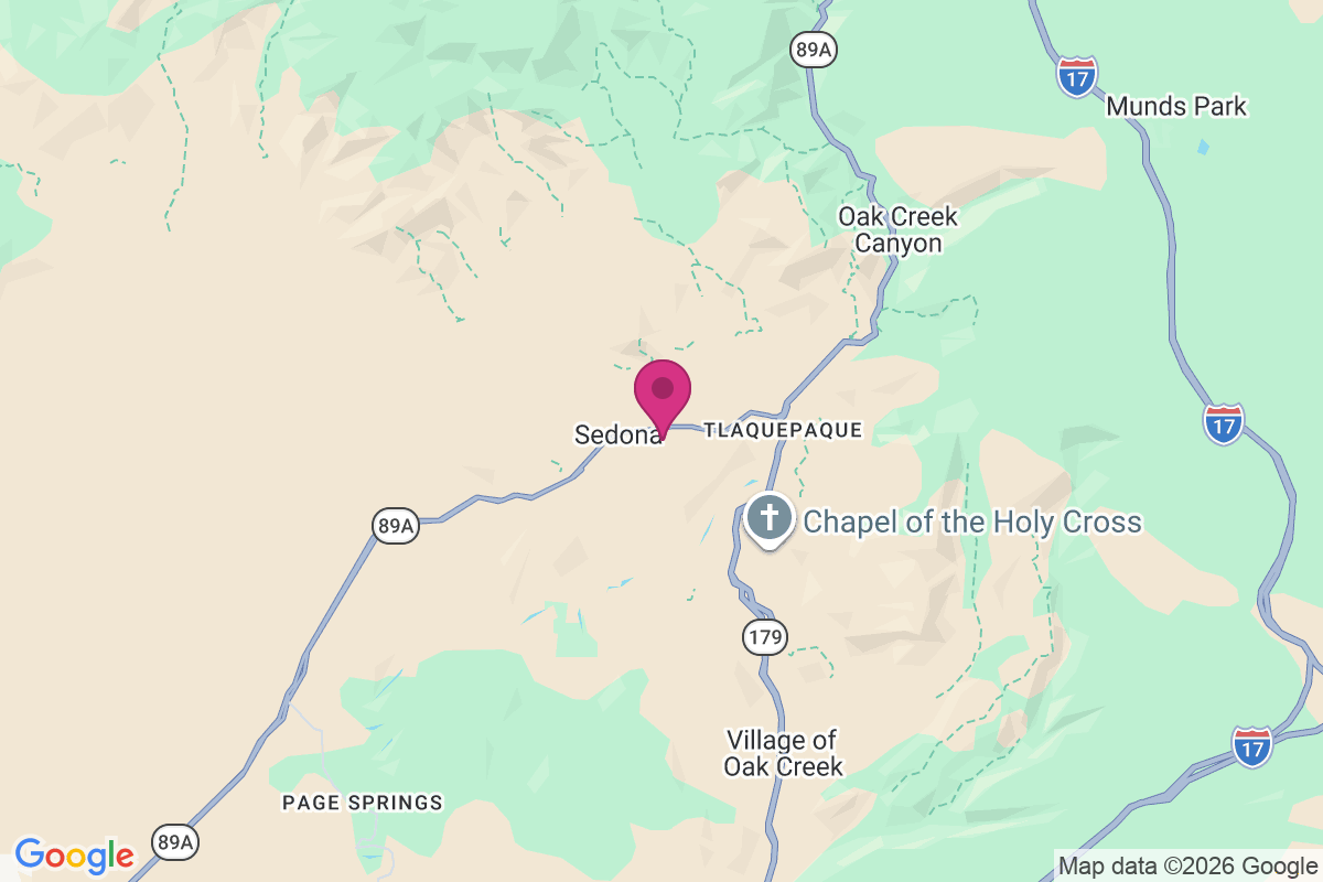 Carte de West Sedona