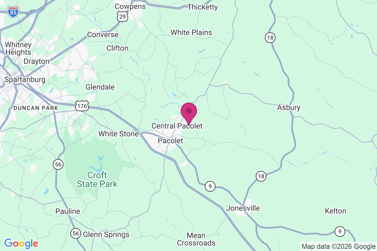 Carte de Central Pacolet